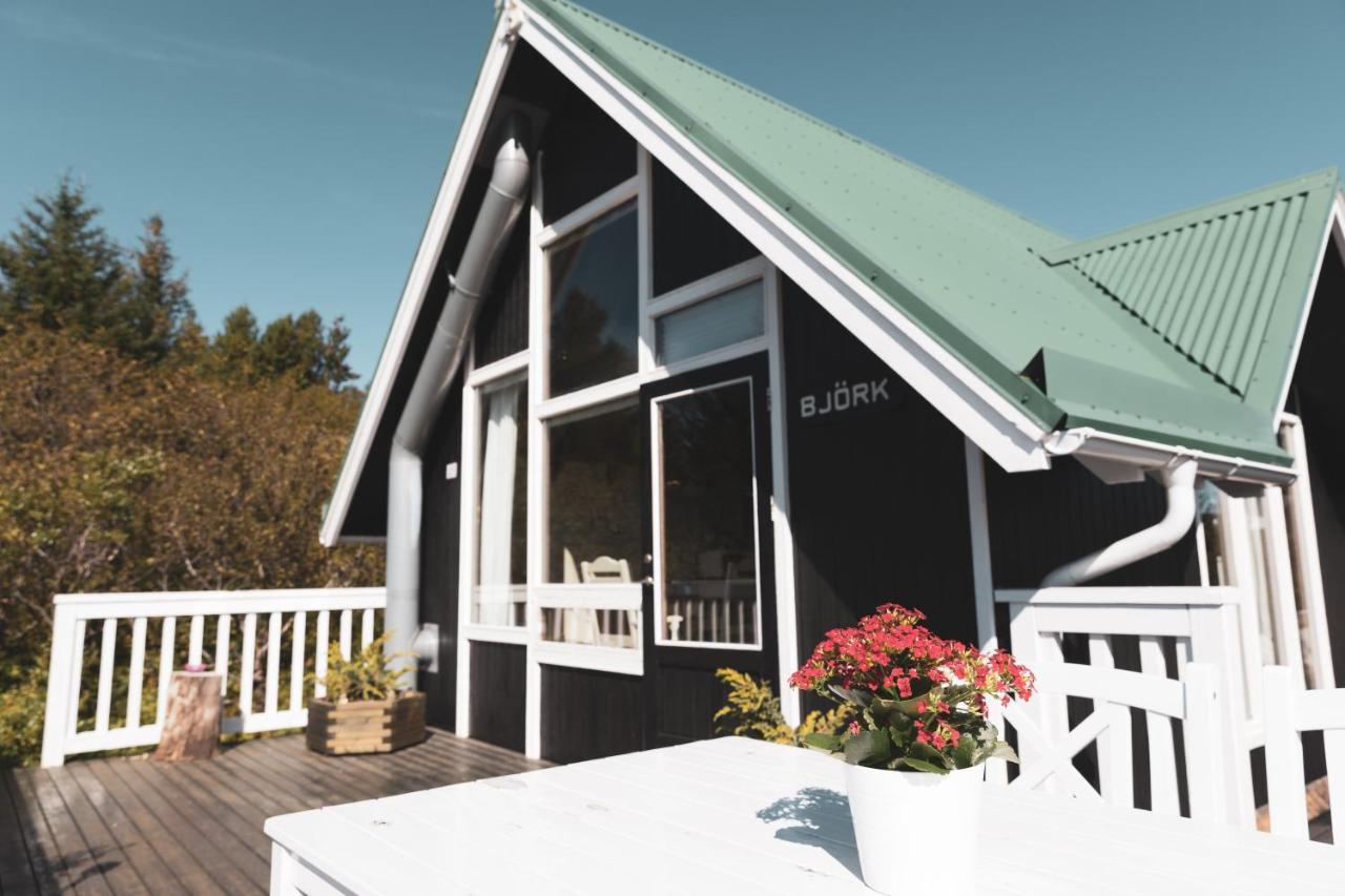 Bjoerk - A Cozy Hilltop Cottage - Great Location! Blaskogabyggd Luaran gambar